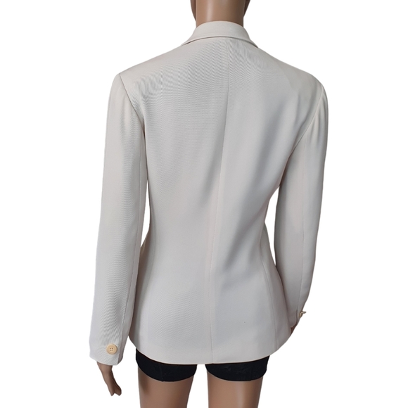 Country Road blazer cream white Sze 6 double button office work classic collar - Picture 2 of 9